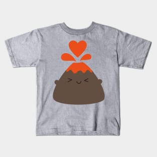 I Lava You Kawaii Volcano Kids T-Shirt